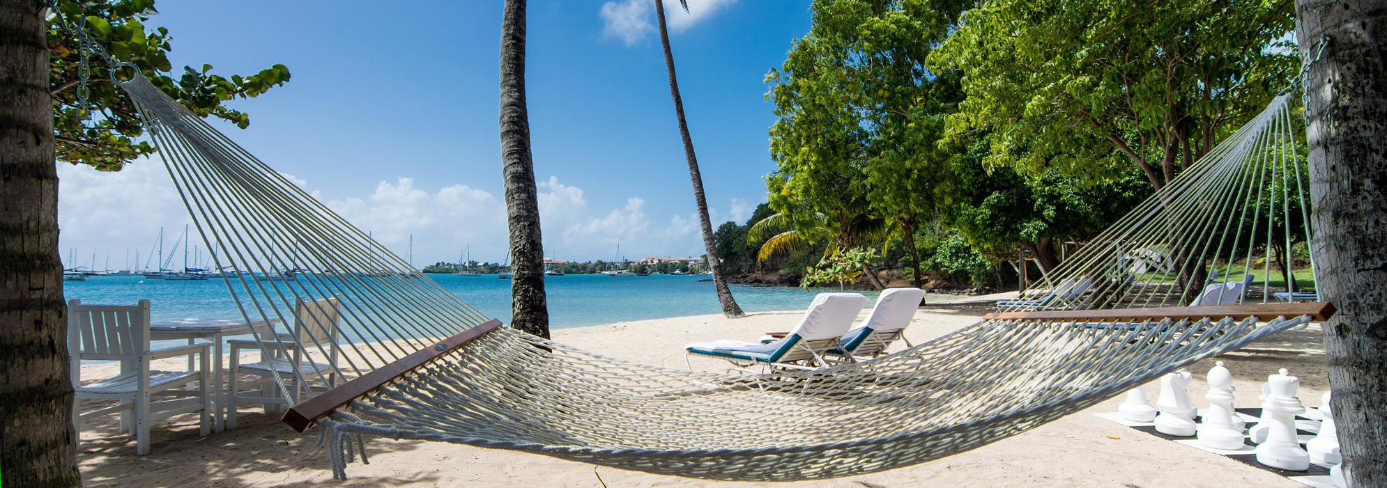 Hängematte am Strand auf den British Virgin Islands