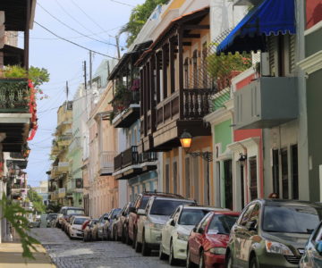 Straße in der Altstadt von San Juan