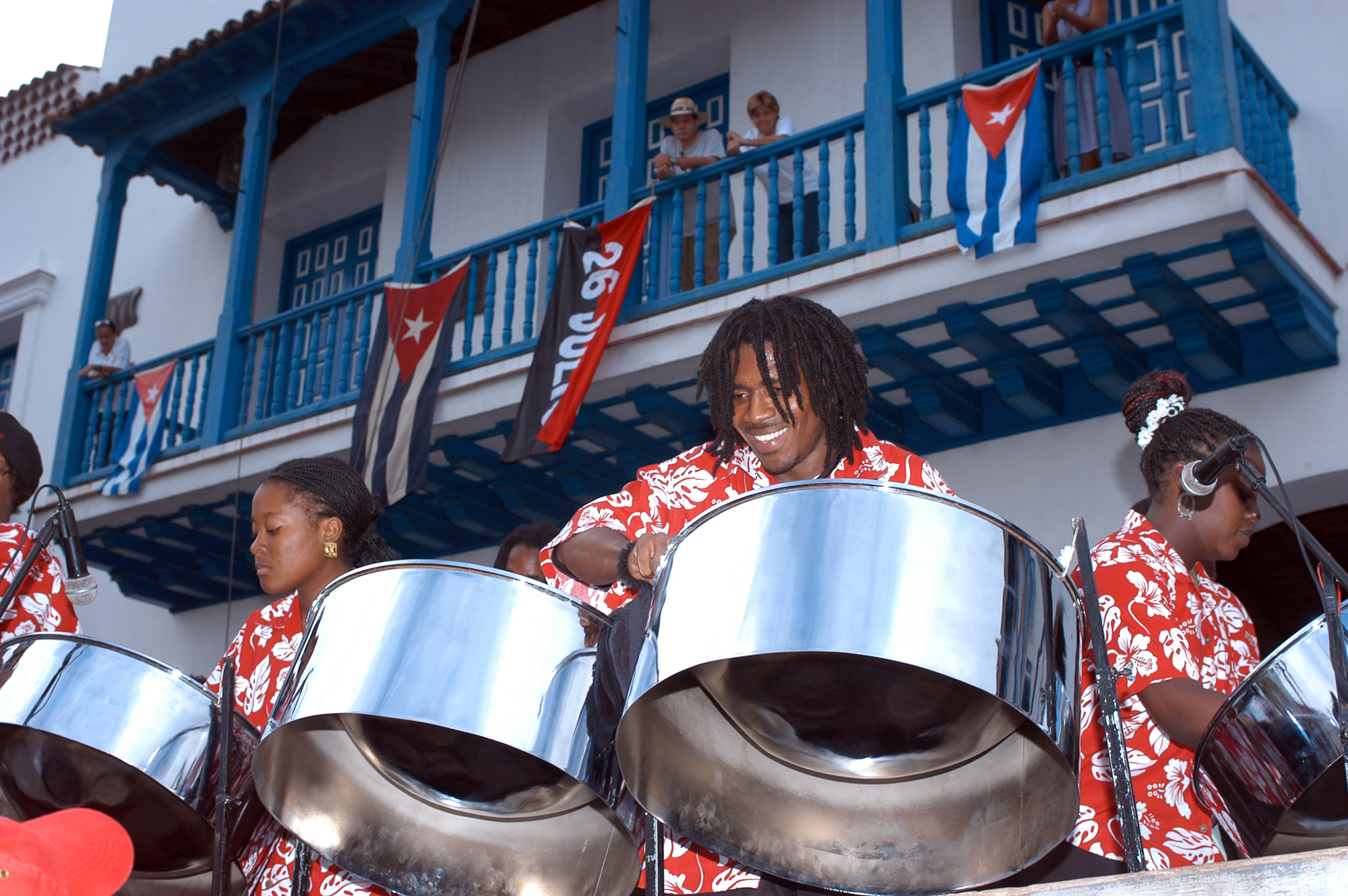 Steelpan Musiker in Cuba