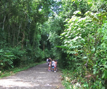 Wanderer im Manuel Antonio Nationalpark in Costa Rica