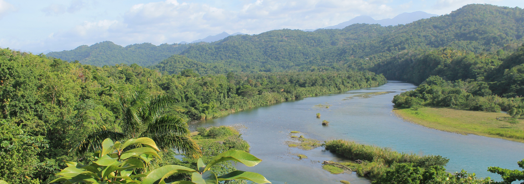 Blick auf den Rio Grande und die Blue Mountains