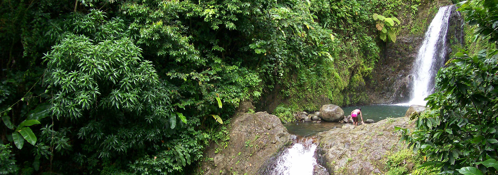Seven-Sisters-Wasserfälle auf Grenada im Regenwald