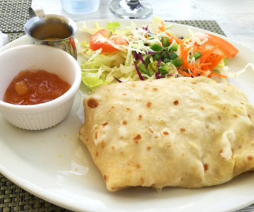 Leckere karibische Teigtasche auf den BVI