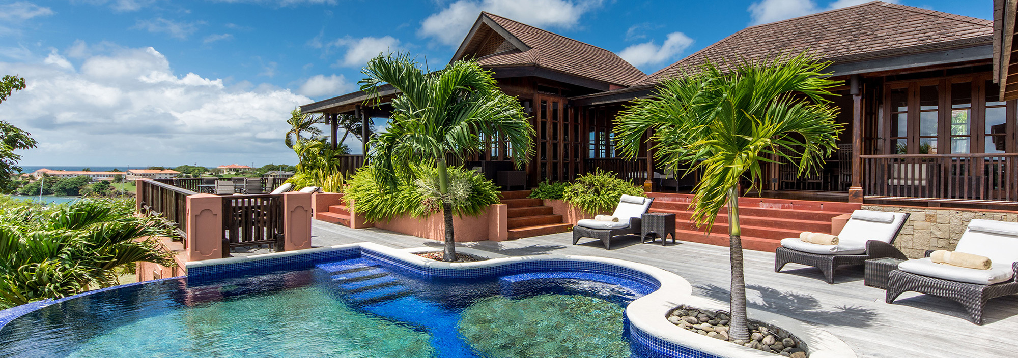 Luxuriöse Villa mit privatem Pool im Calabash Hotel auf Grenada