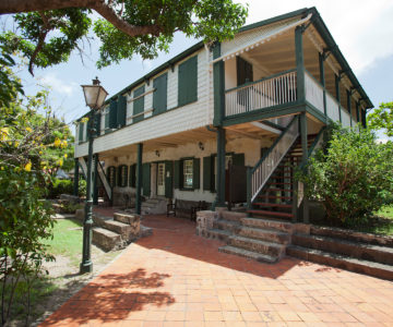 Historisches Haus in Oranjestad auf Statia