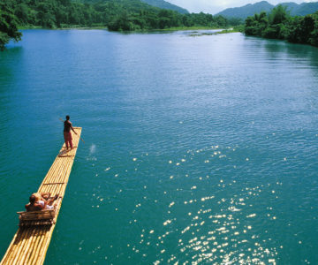 Floßfahrt auf dem Rio Grande, Jamaica