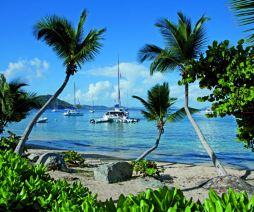 Segelboote auf Cooper Island, British Virgin Islands