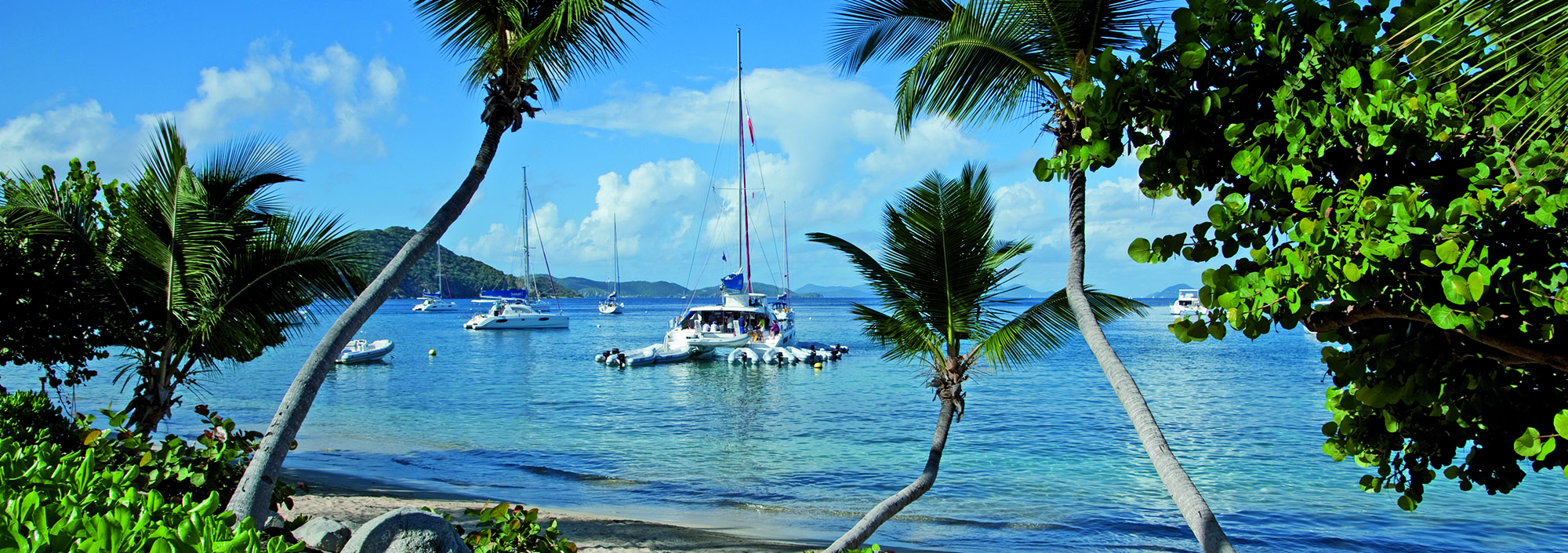Segelboote auf Cooper Island, British Virgin Islands