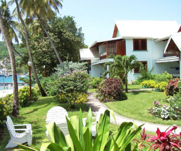 Gingerbread Hotel, Bequia, Admiralty Bay, Garten