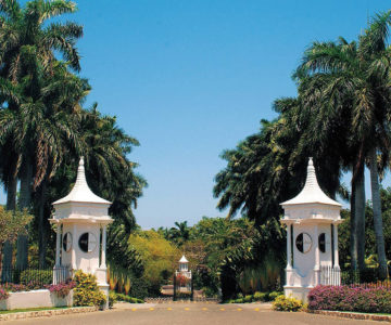 Half Moon Resort, Jamaica, District Montego Bay, Zufahrt zur Hotelanlage