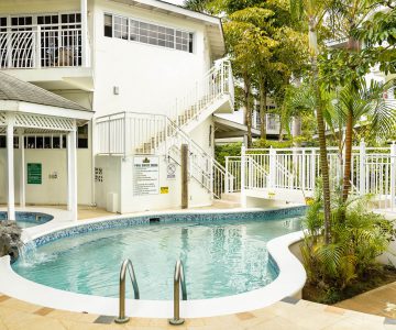 Rondel Village, Jamaica, Negril, Aussenansicht mit Pool