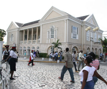 Sam Sharpe Square in Montego Bay, Jamaica