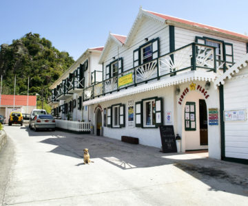 Scouts Place, Saba, Windwardside, Hotel, Garten