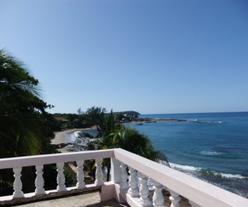 Sunset Resort, Jamaica, Die Südküste, Blick vom Balkon auf das Meer