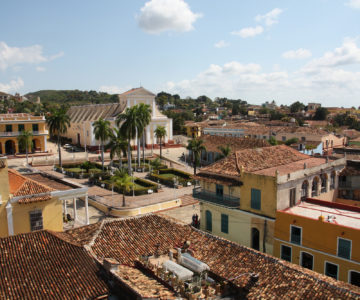 Blick über die Altstadt von Trinidad in Zentralcuba