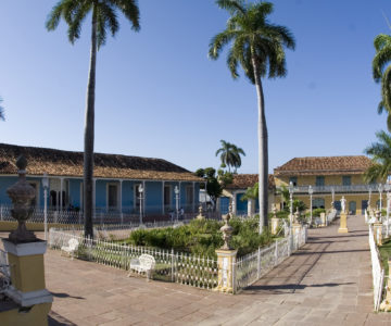 Platz in Trinidad, Cuba