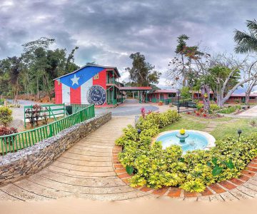 Hacienda Juanita, Puerto Rico, Maricao, Blick auf die Anlage