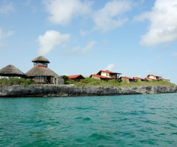 Villa las Brujas, Cuba, Inseln und Cayos, Cayo las Brujas, Blick auf die Anlage