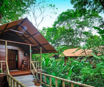 Aninga Lodge, Costa Rica, Tortuguero, Bungalows von aussen