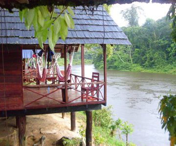 Awarradam Jungle Lodge, Suriname, Gran Rio, Blick auf den Fluss