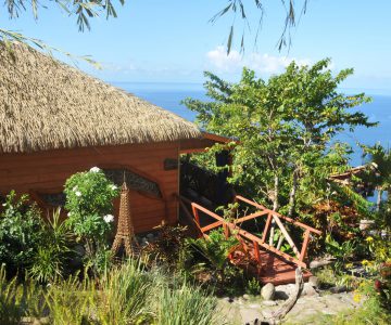 Mango Island Lodges, Dominica, Saint Joseph, Blick auf eine Lodge