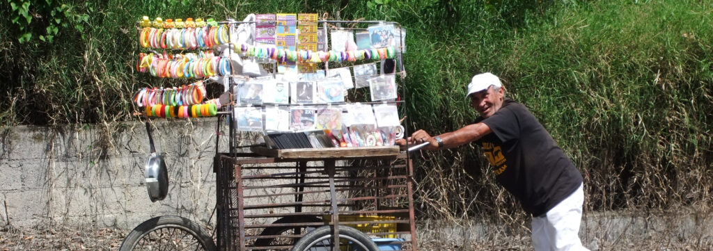 Verkäufer im Hinterland der Dominikanischen Republik