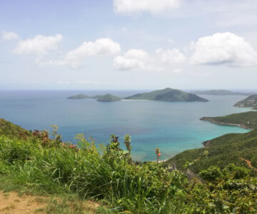Ausblick über die British Virgin Islands