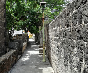 Spaziergang durch Oranjestad, Statia