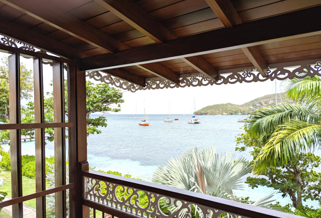 Bequia Blick vom Gingerbread Hotel