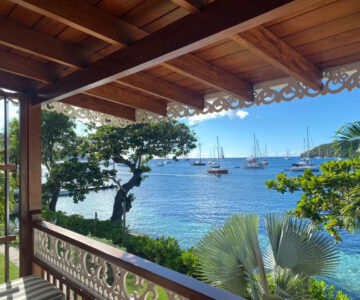 Bequia Gingerbread Hotel Blick aufs Meer