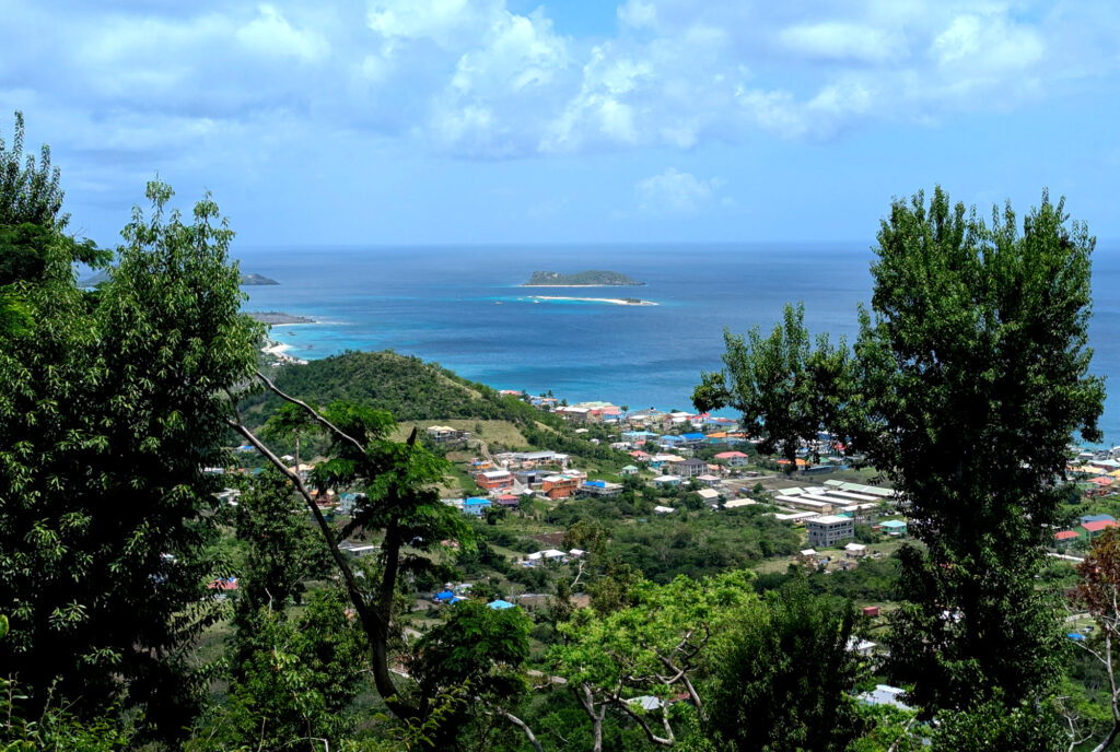 Carriacou Blick nach Hillsborough