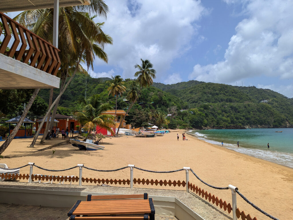 Tobago in der Bucht von Castara