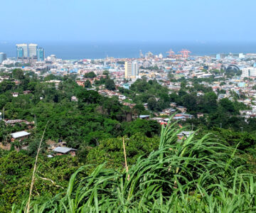 Trinidad Blick auf Port of Spain