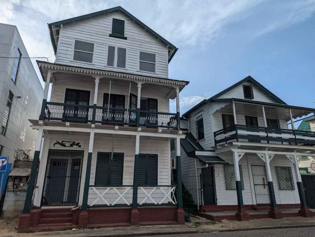 Suriname Paramaribo Häuserzeile