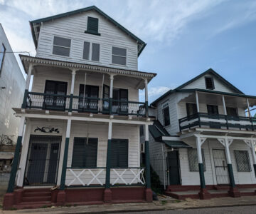 Suriname Paramaribo Häuserzeile