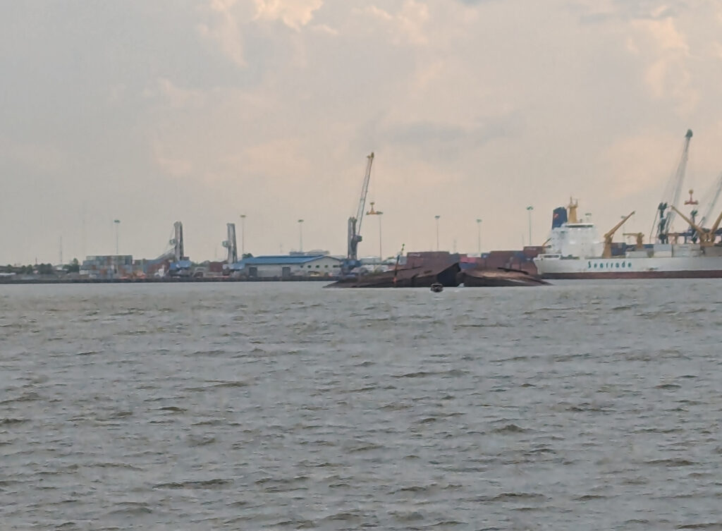 Suriname Paramaribo Wrack der Goslar