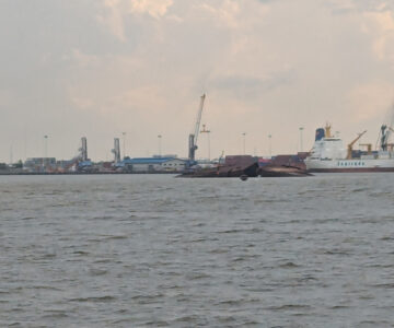 Suriname Paramaribo Wrack der Goslar