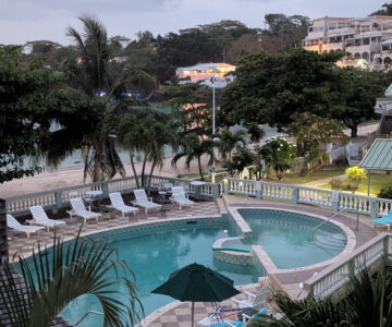Grenada Kalinago Resort Blick vom Balkon